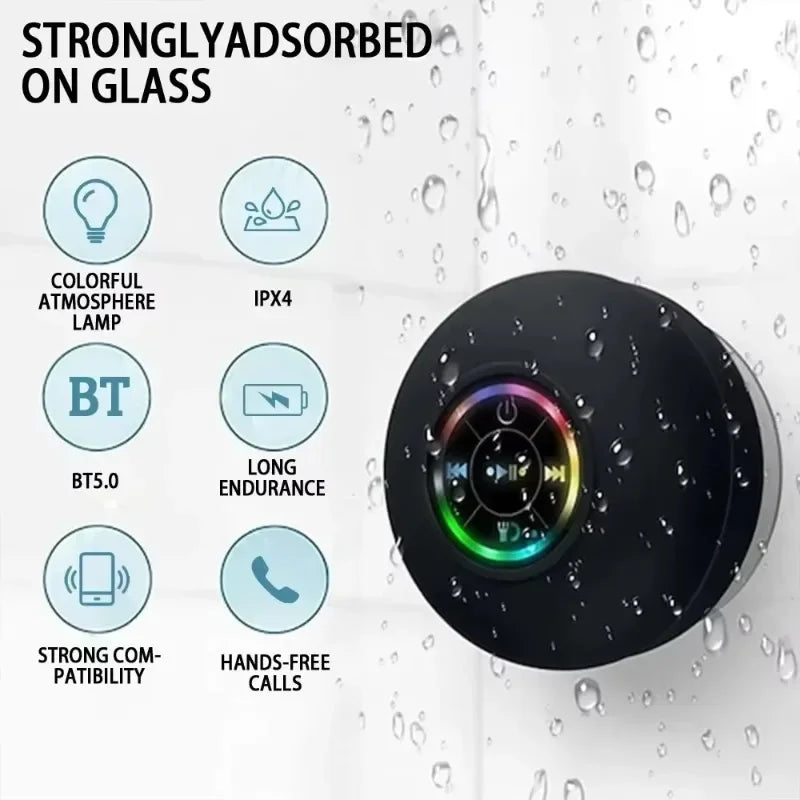AquaGrip Bluetooth Shower Speaker