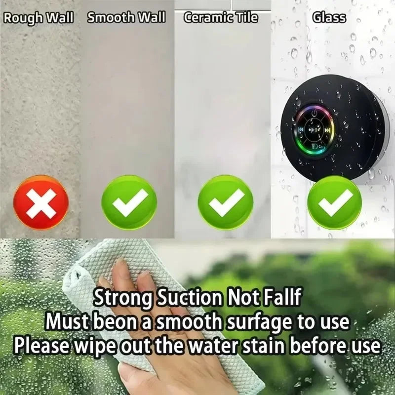 AquaGrip Bluetooth Shower Speaker